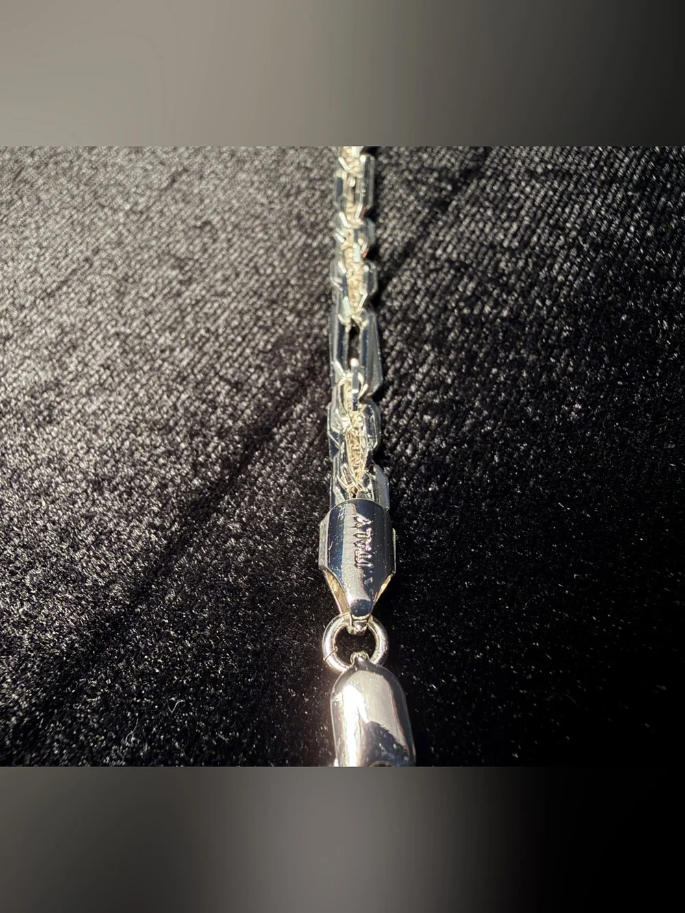 Figarope Milano Italy 925 Stamped Silver filled bracelet 10.9g Brand New